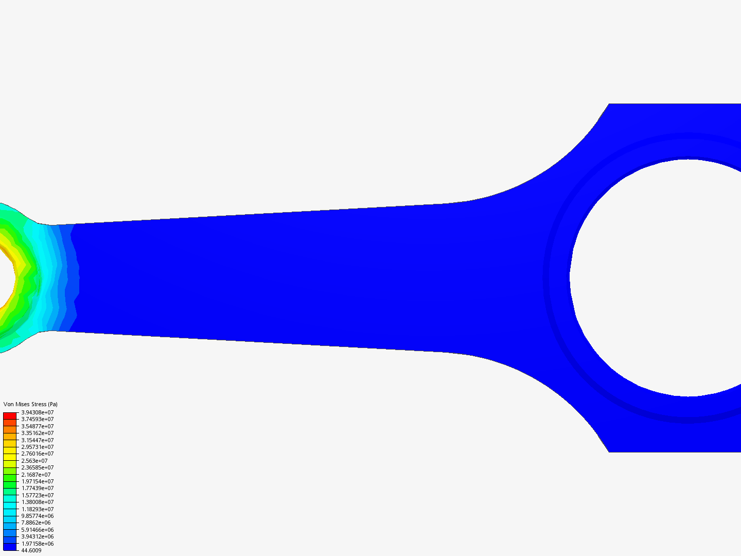 Tutorial 1: Connecting rod stress analysis image