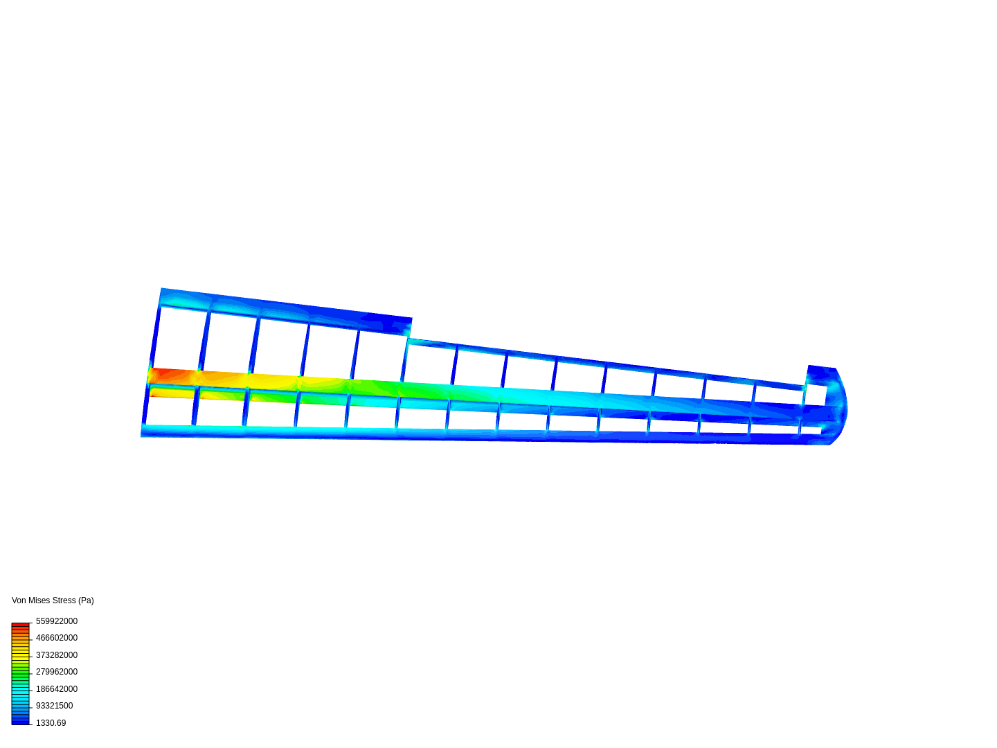 Bending of an Airplane Wing image