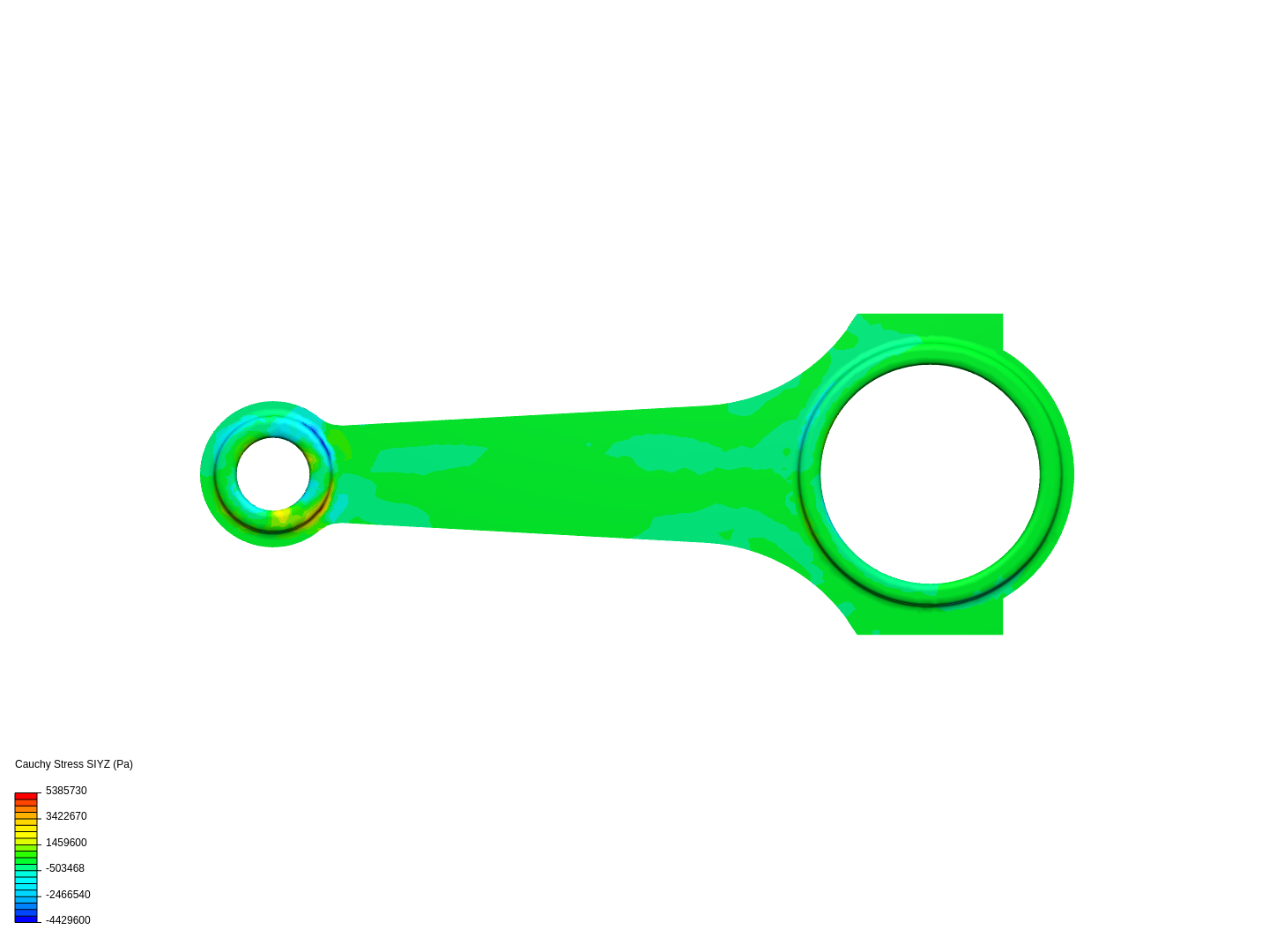 Tutorial 1: Connecting rod stress analysis image