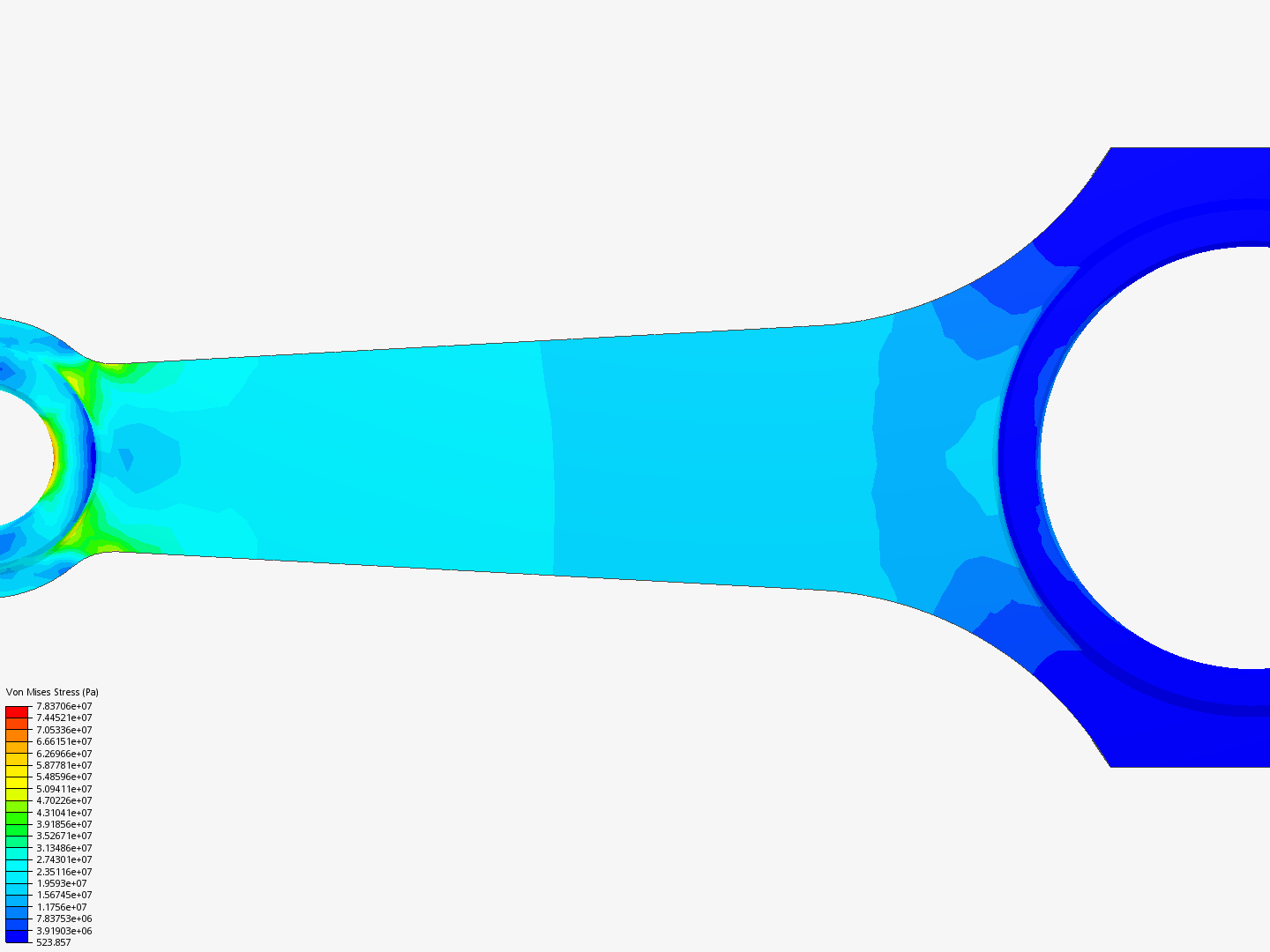 Tutorial 1: Connecting rod stress analysis image