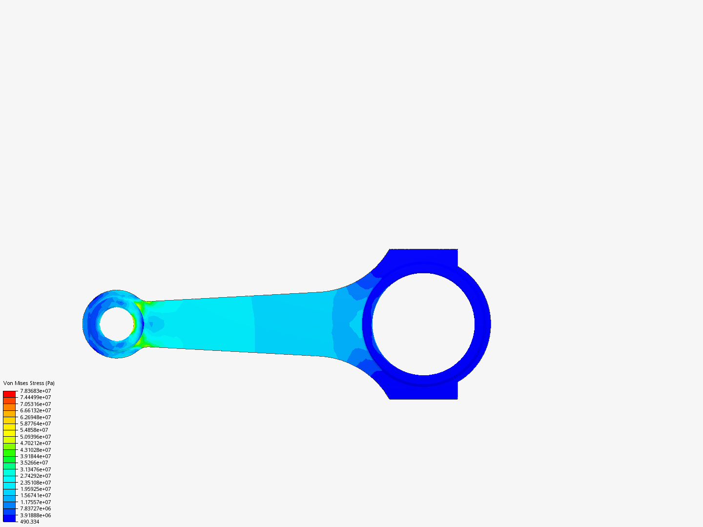 Tutorial 1: Connecting rod stress analysis image