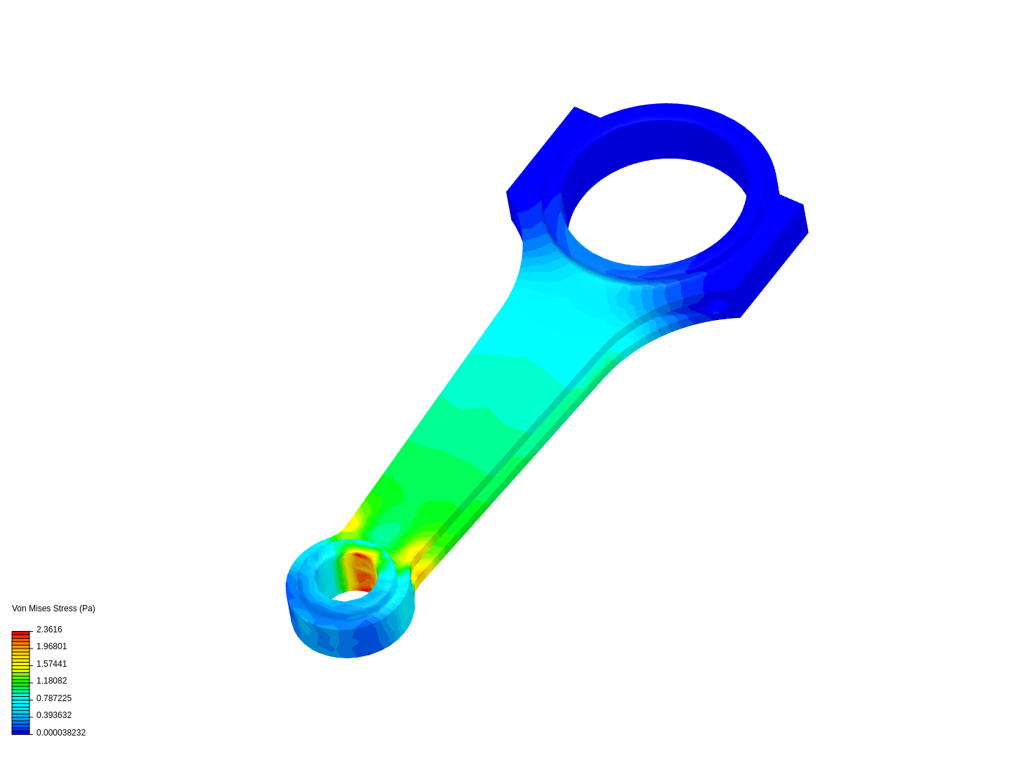 Tutorial 1: Connecting rod stress analysis image