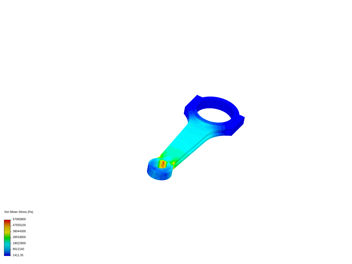 Tutorial 1: Connecting rod stress analysis image