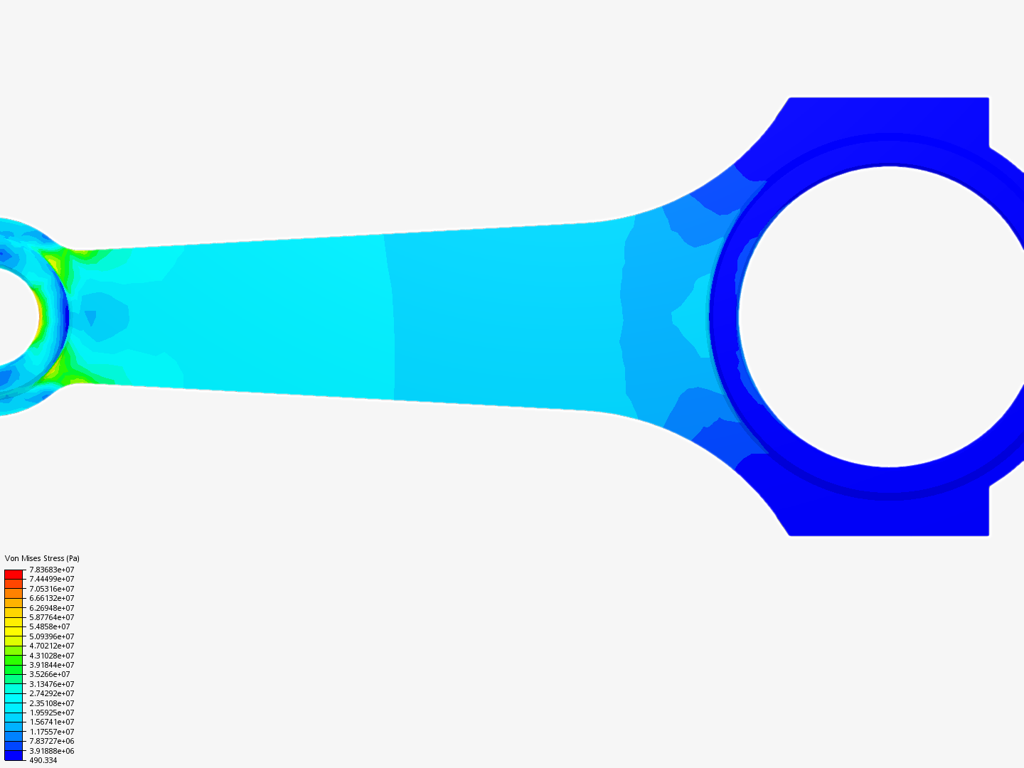 Tutorial 1: Connecting rod stress analysis image