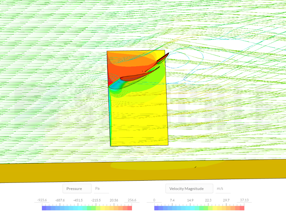 Rear wing gurney long end plates image