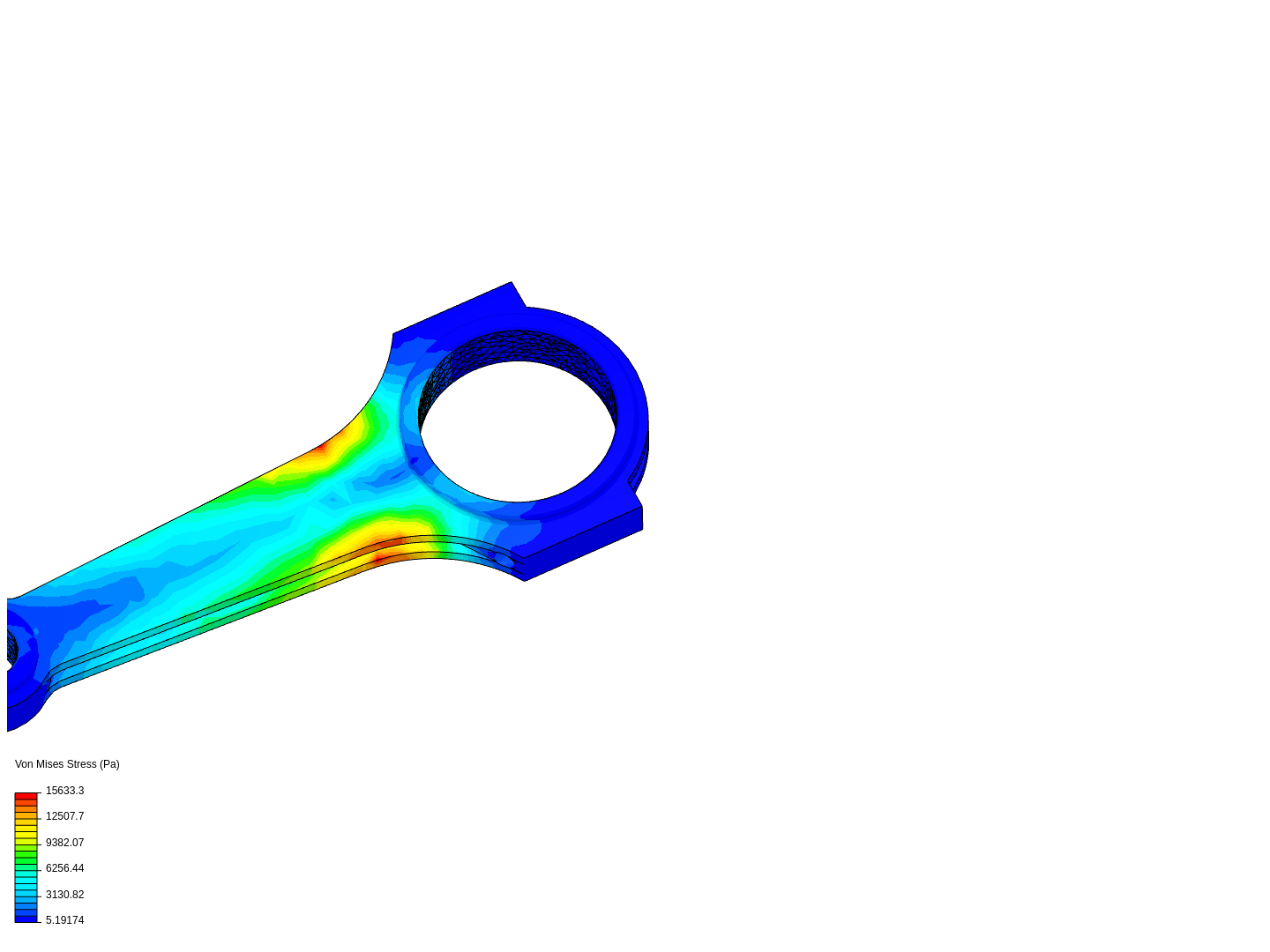 Tutorial 1: Connecting rod stress analysis image