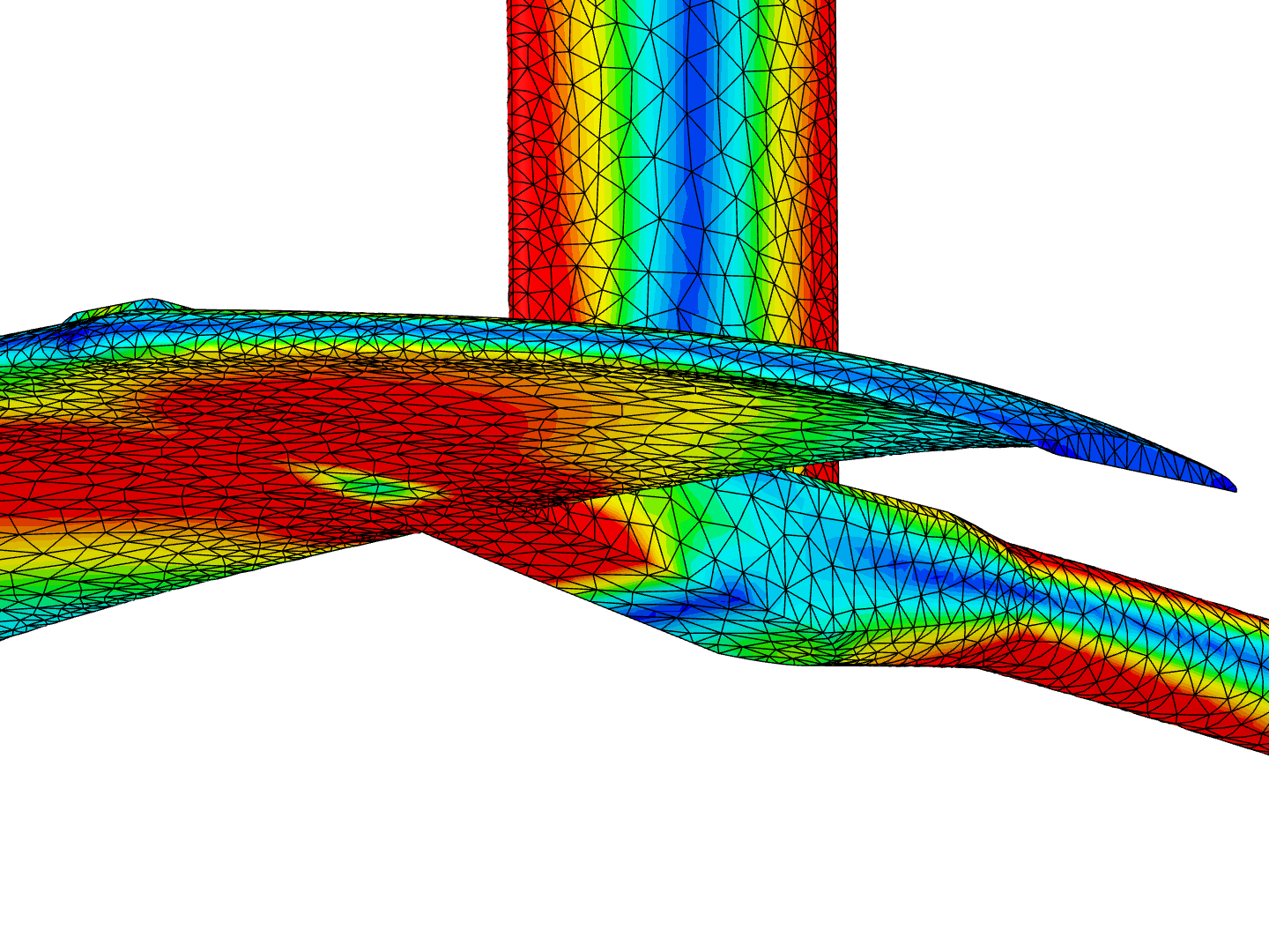 Hydrofoil - SimScale Public Demo - Copy image