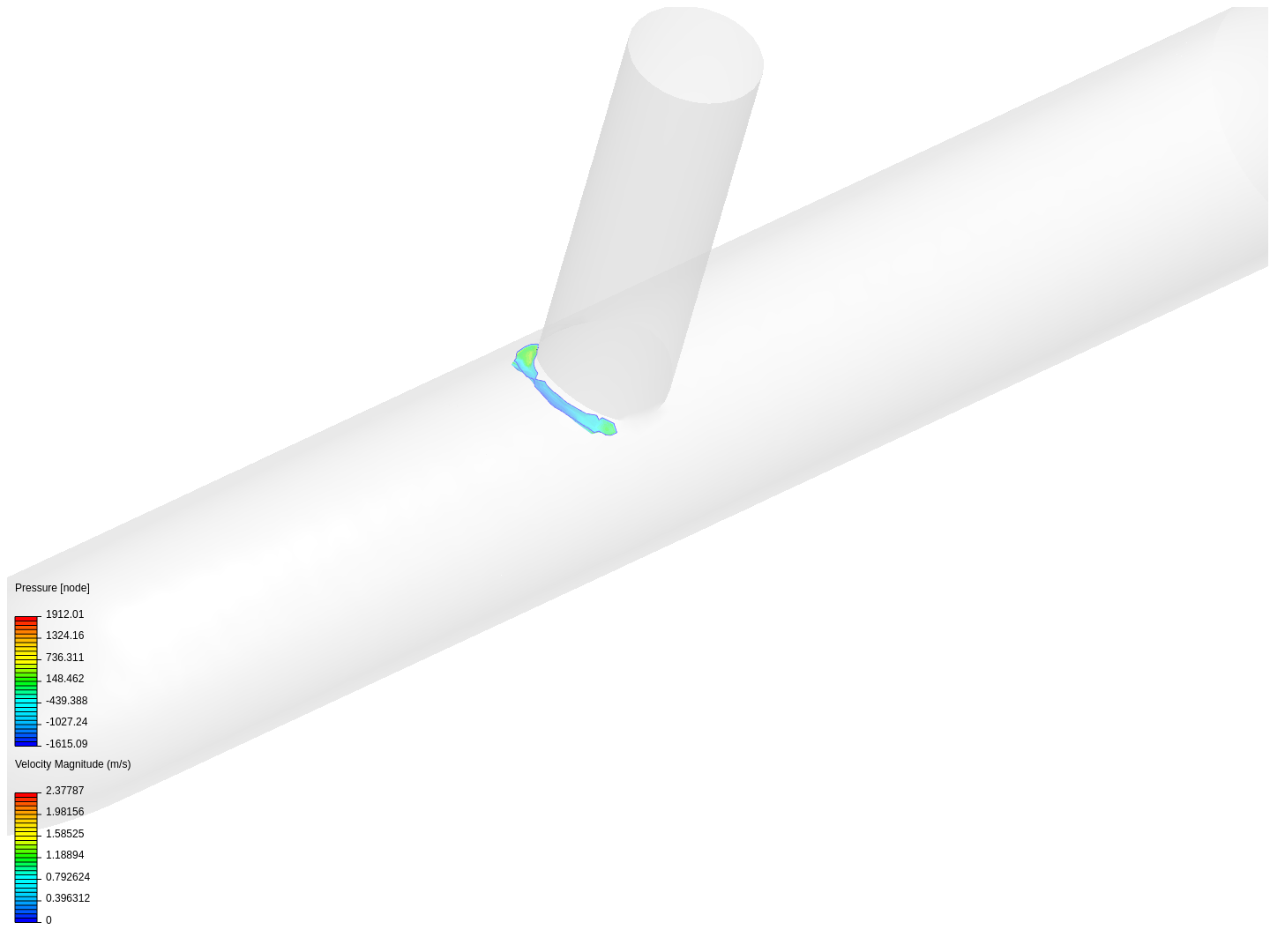 Tutorial: Pipe junction flow - 1 image