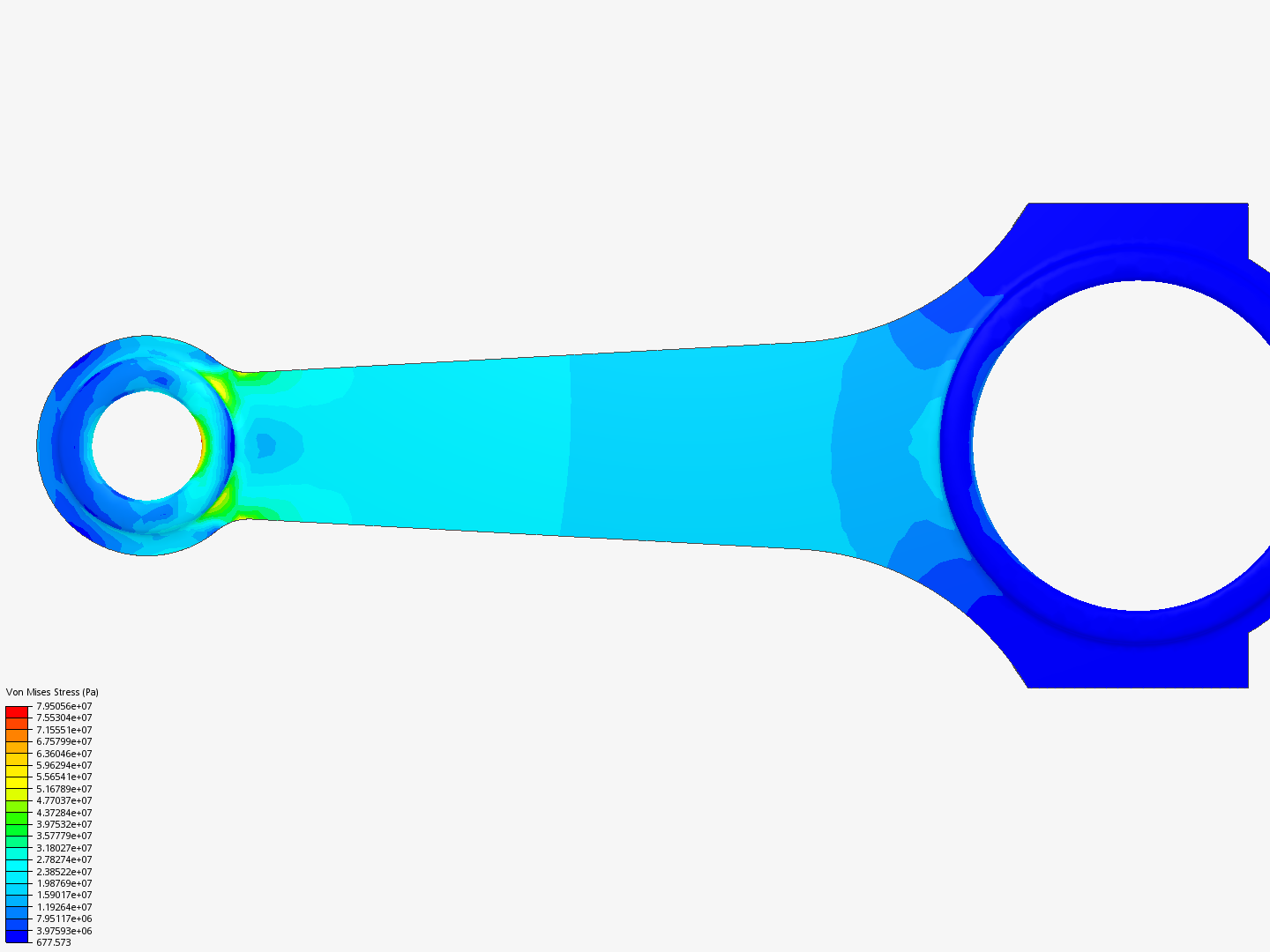 Tutorial 1: Connecting rod stress analysis image