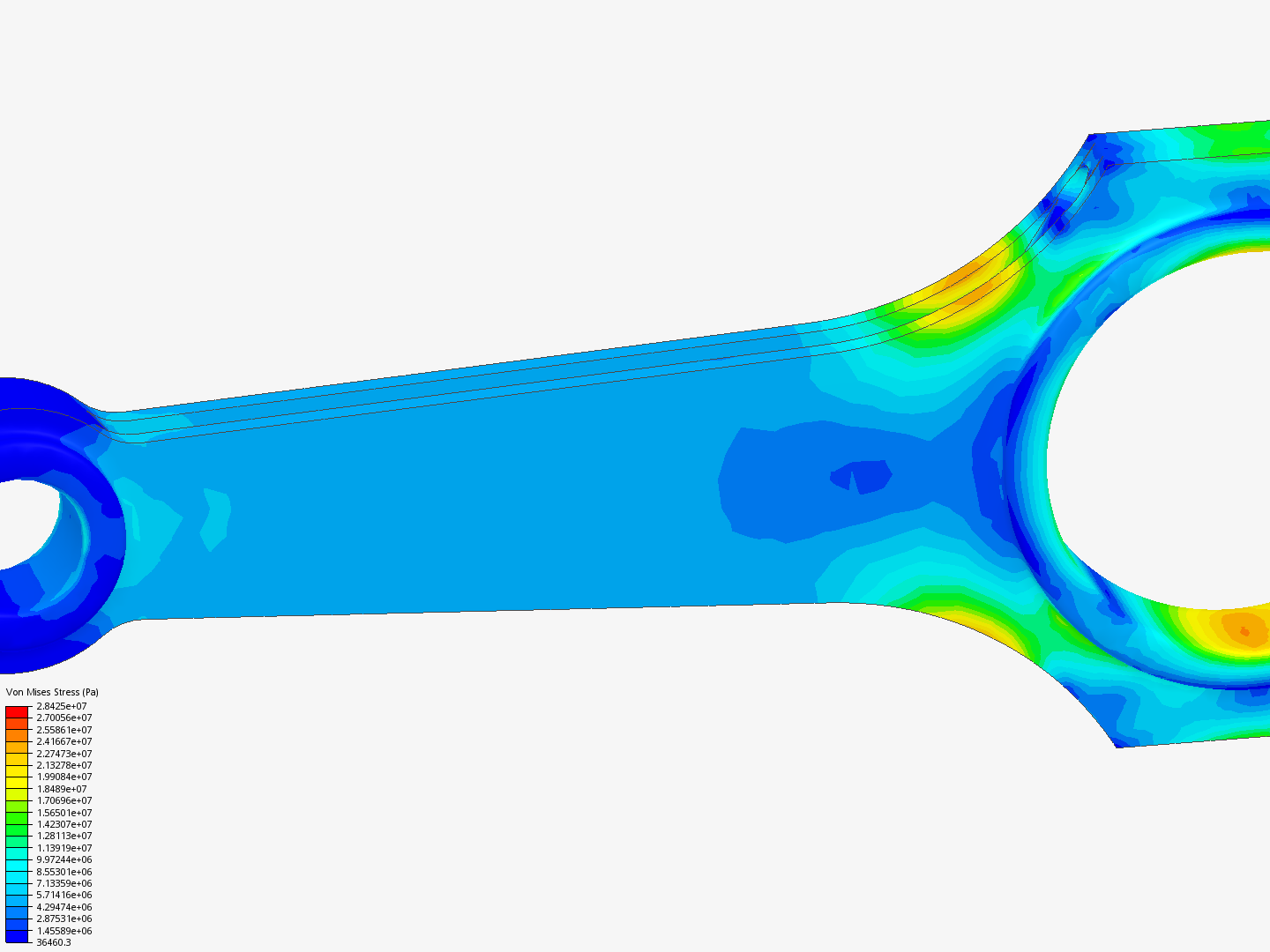 Tutorial 1: Connecting rod stress analysis image