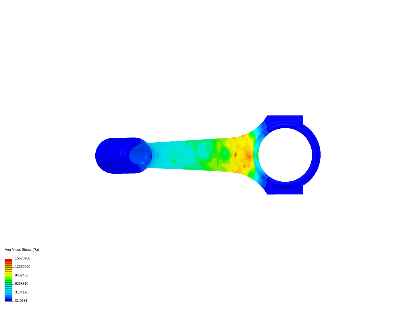 Tutorial 1: Connecting rod stress analysis image