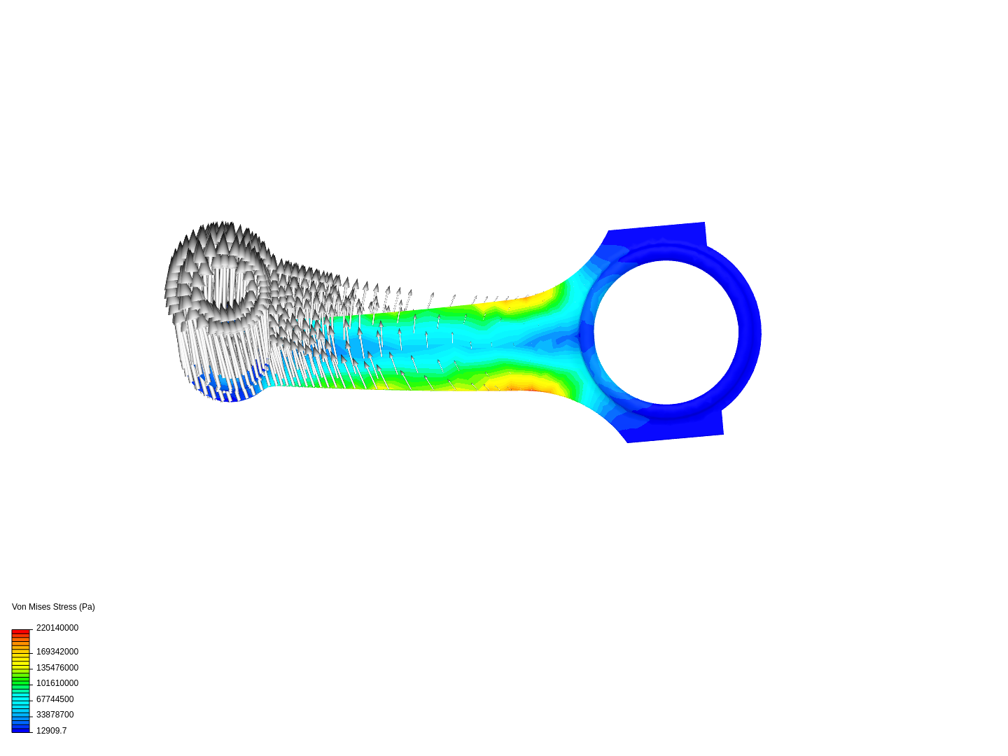 Tutorial 1: Connecting rod stress analysis image