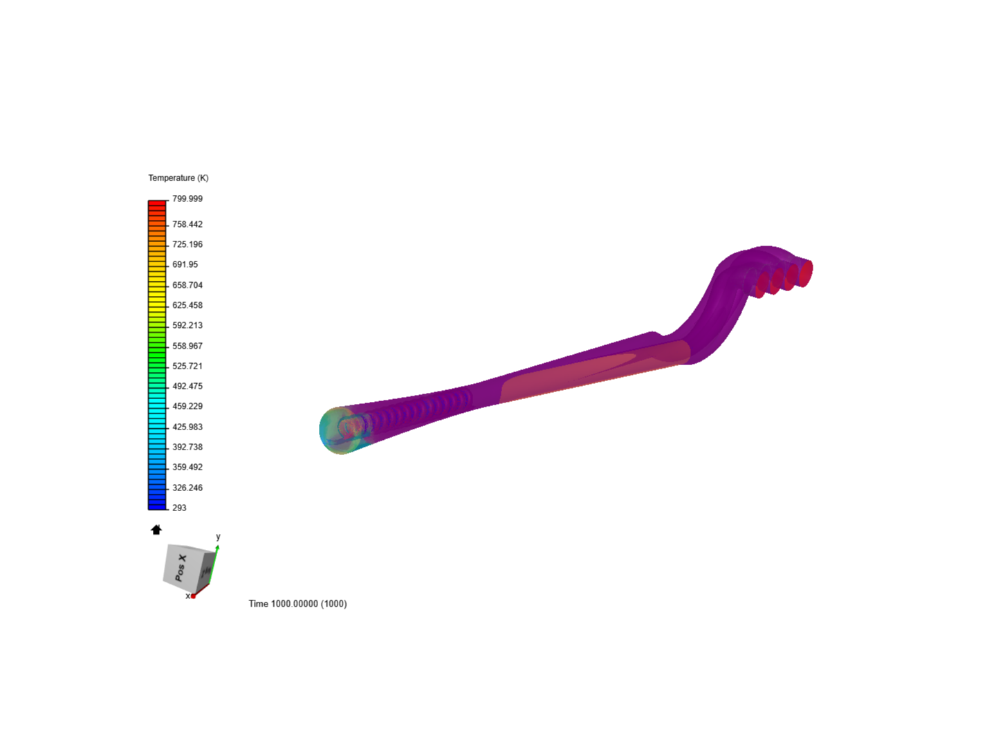 exhuast flow analysis (FS) image