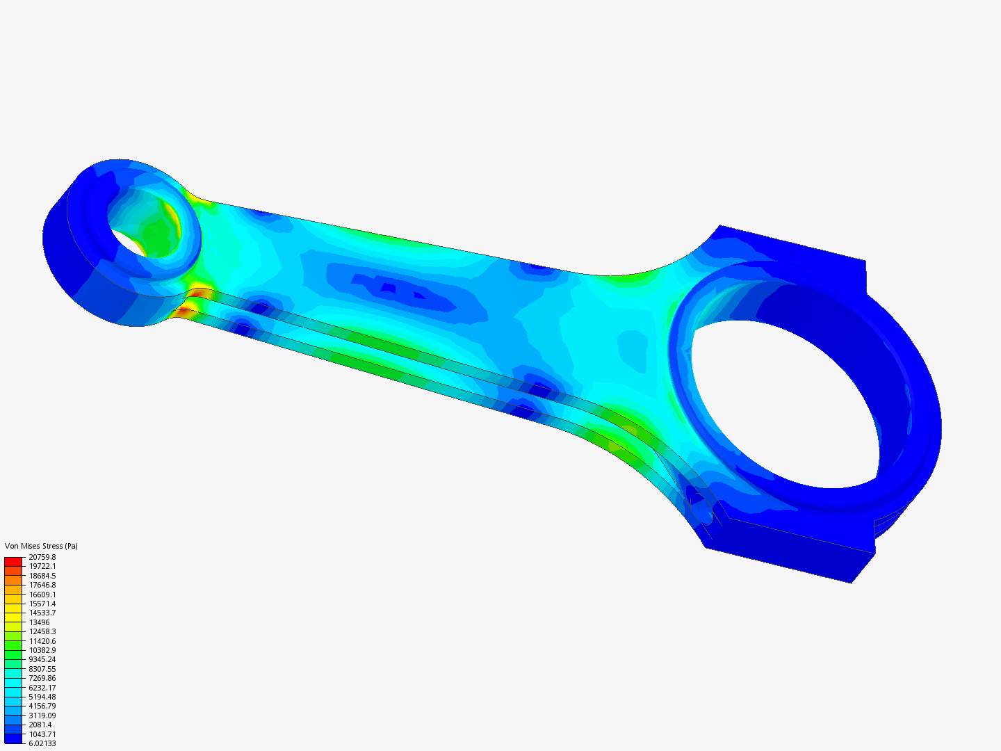 Tutorial 1: Connecting rod stress analysis image