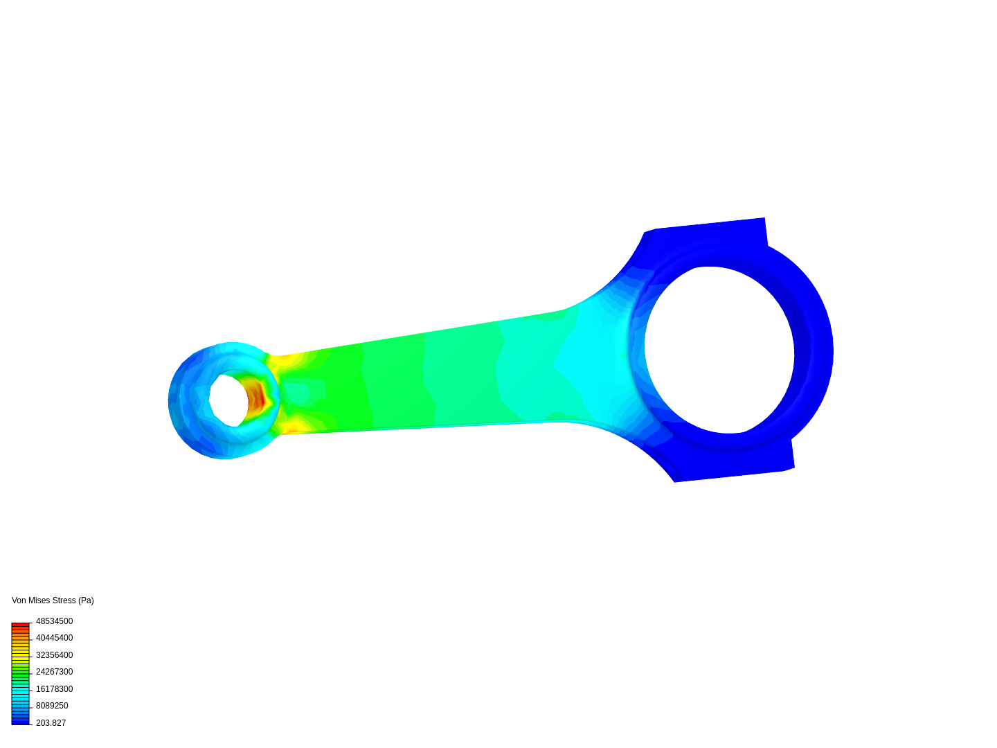 Tutorial 1: Connecting rod stress analysis image