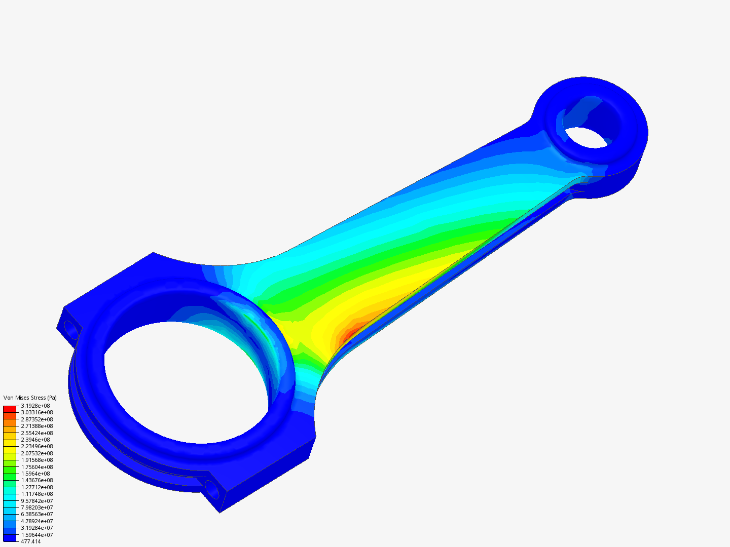 Tutorial 1: Connecting rod stress analysis image