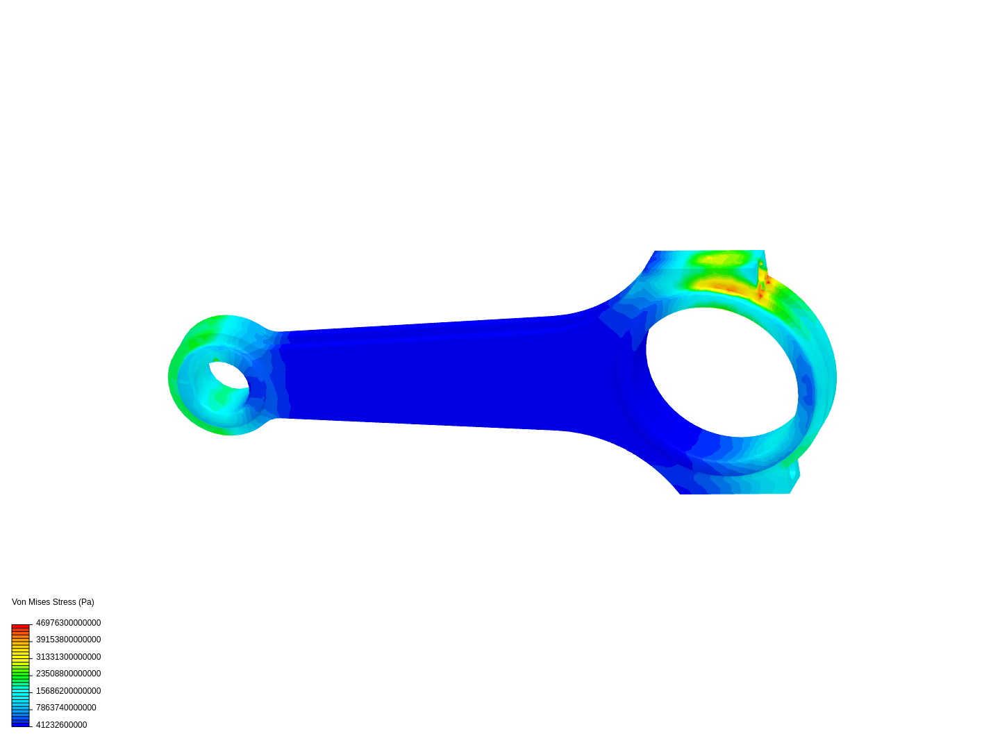 Tutorial 1: Connecting rod stress analysis image