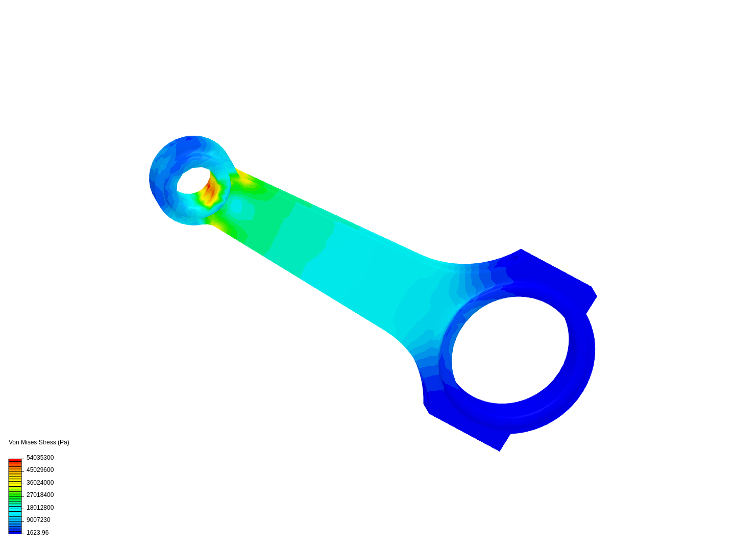 Tutorial 1: Connecting rod stress analysis image