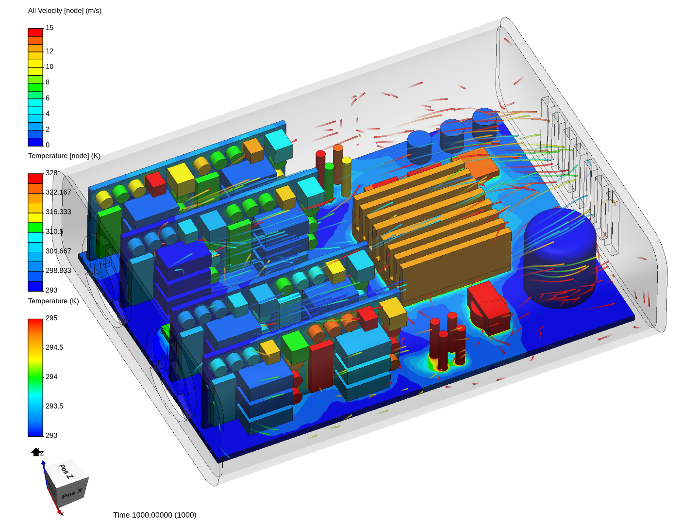 Electronics Cooling CHT demo image