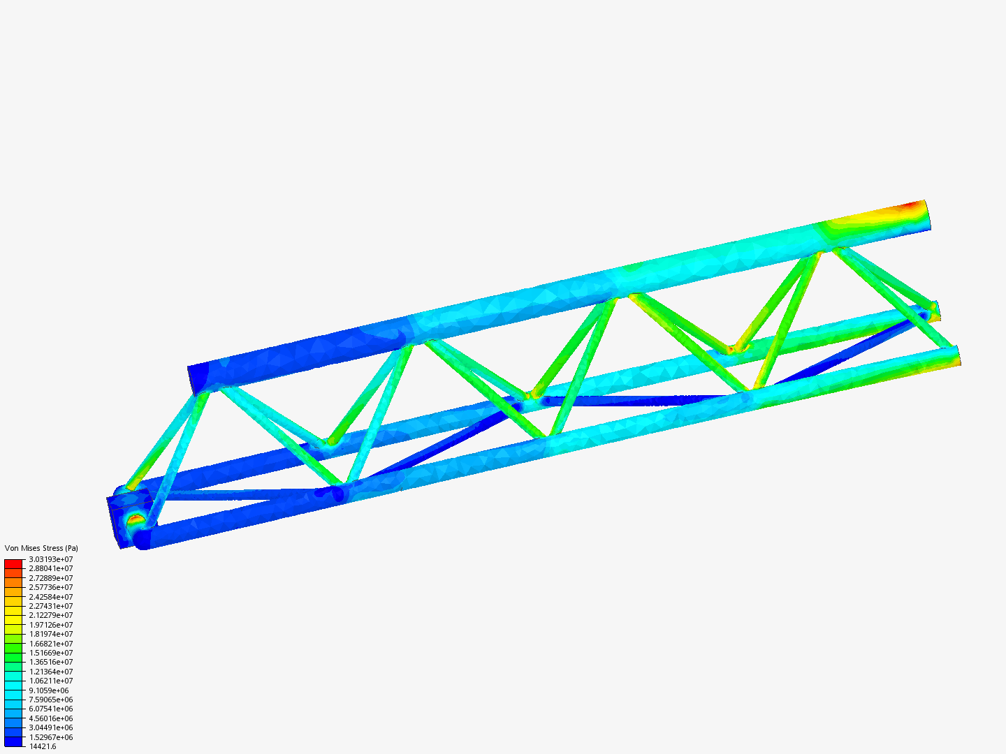 Tutorial - Linear static analysis of a crane image