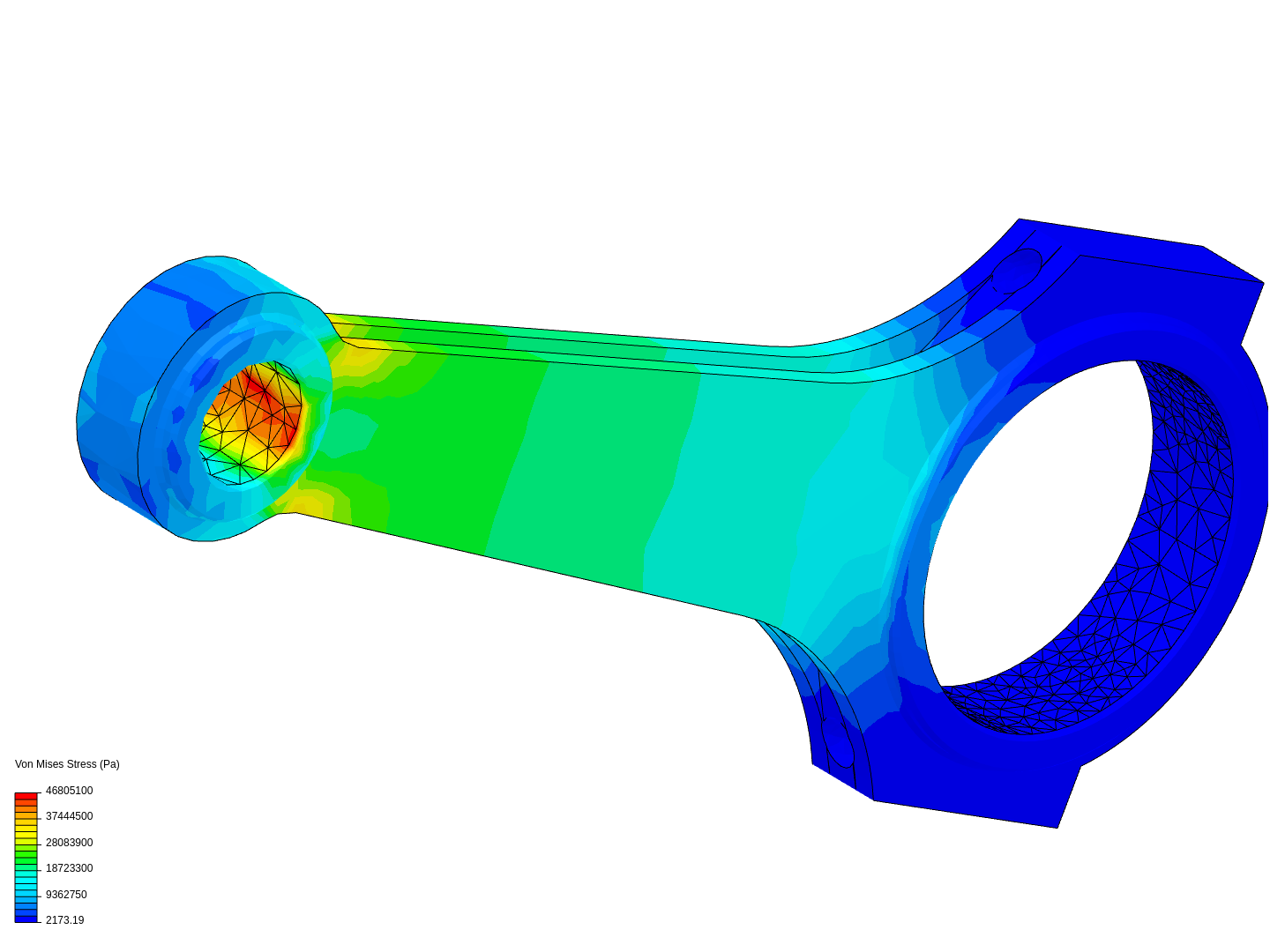 Tutorial 1: Connecting rod stress analysis image