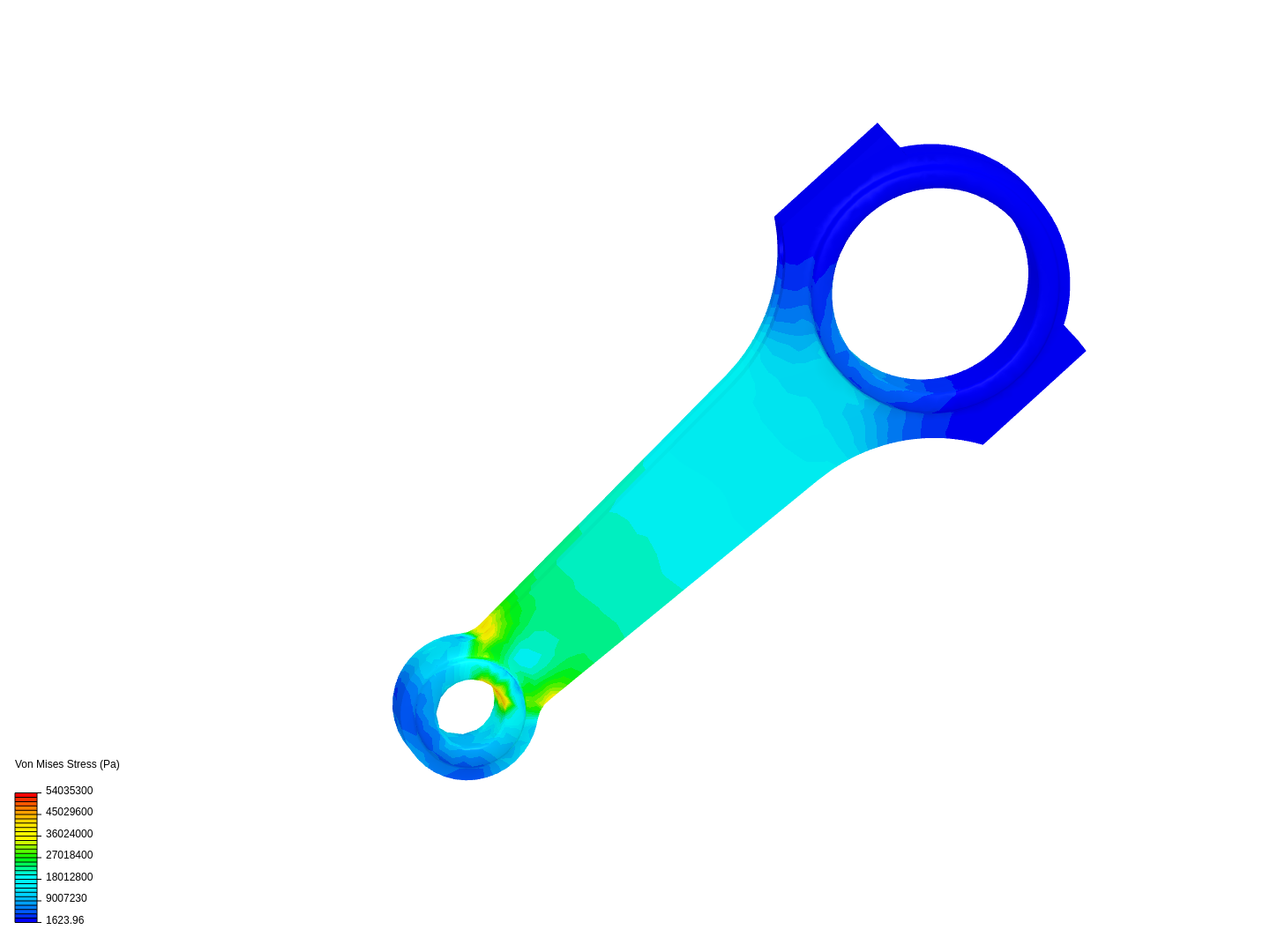 Tutorial 1: Connecting rod stress analysis image