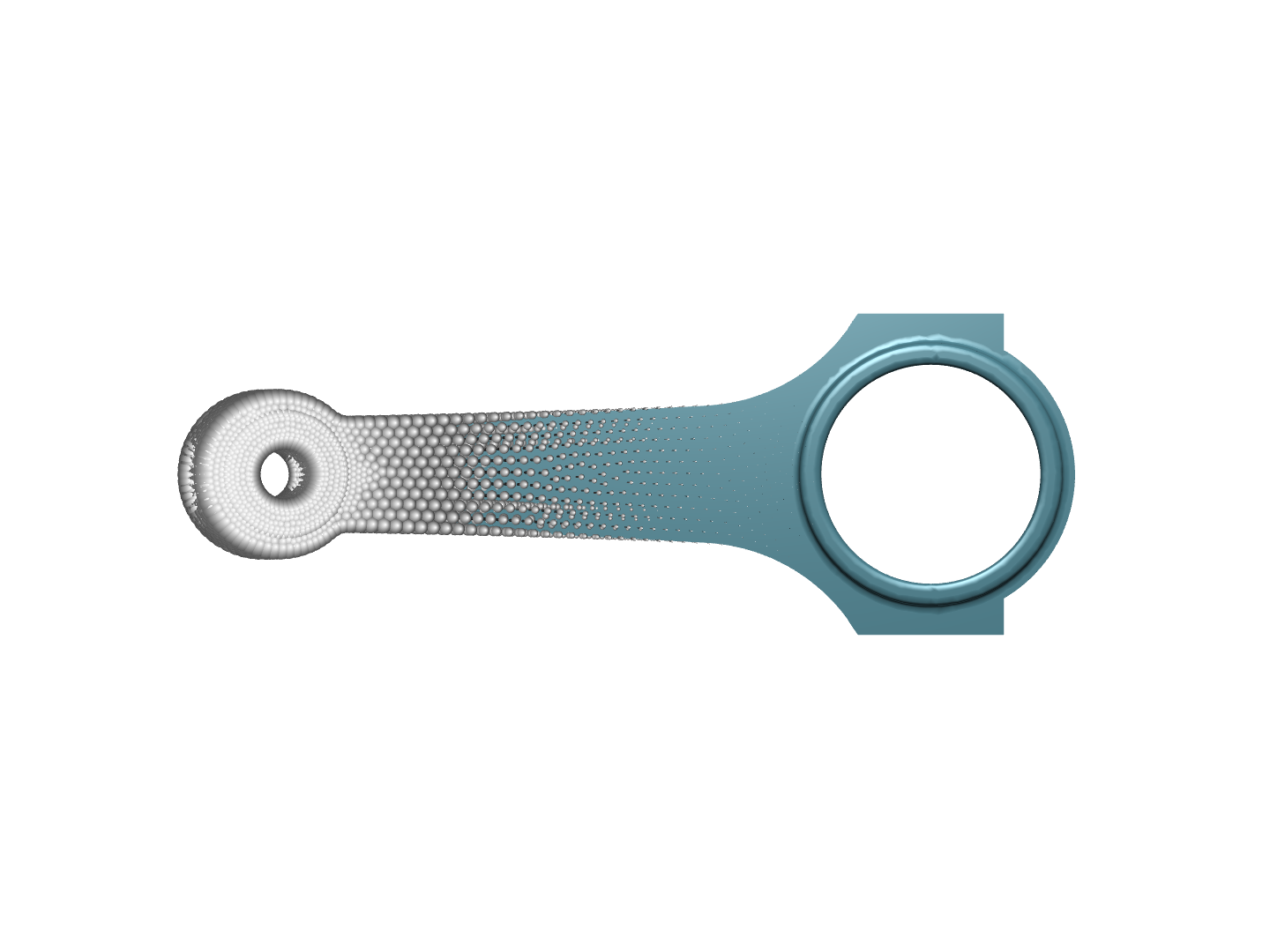 Tutorial 1: Connecting rod stress analysis image