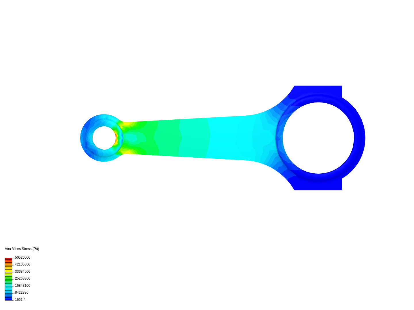 Tutorial 1: Connecting rod stress analysis image