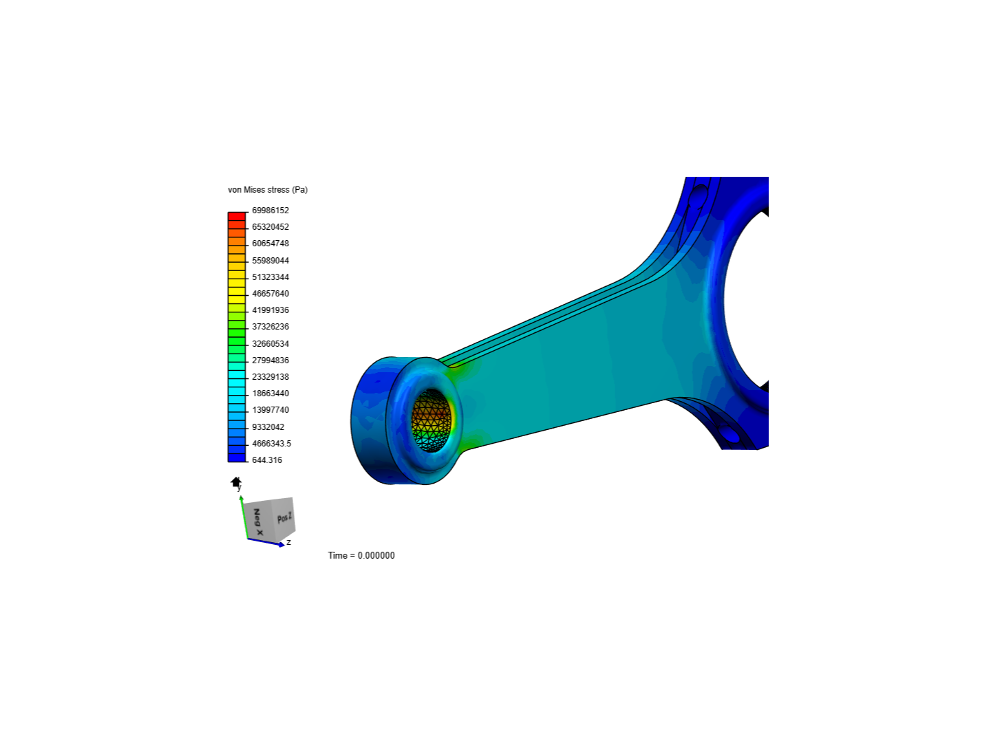 Tutorial 1: Connecting rod stress analysis image