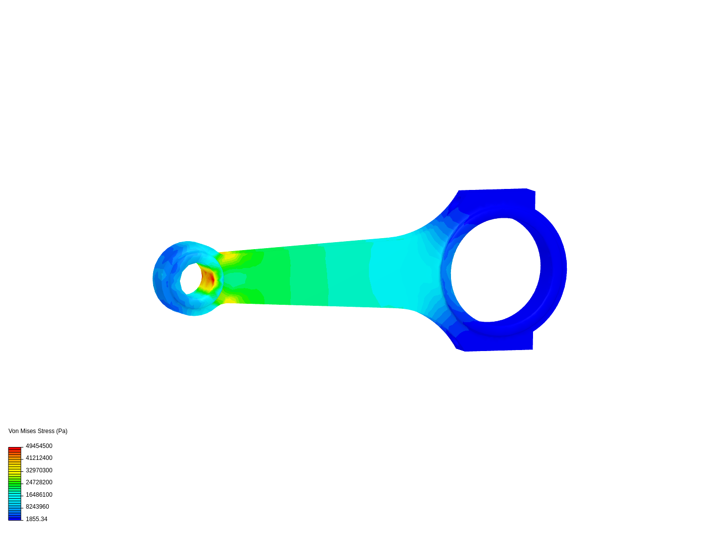 Tutorial 1: Connecting rod stress analysis image