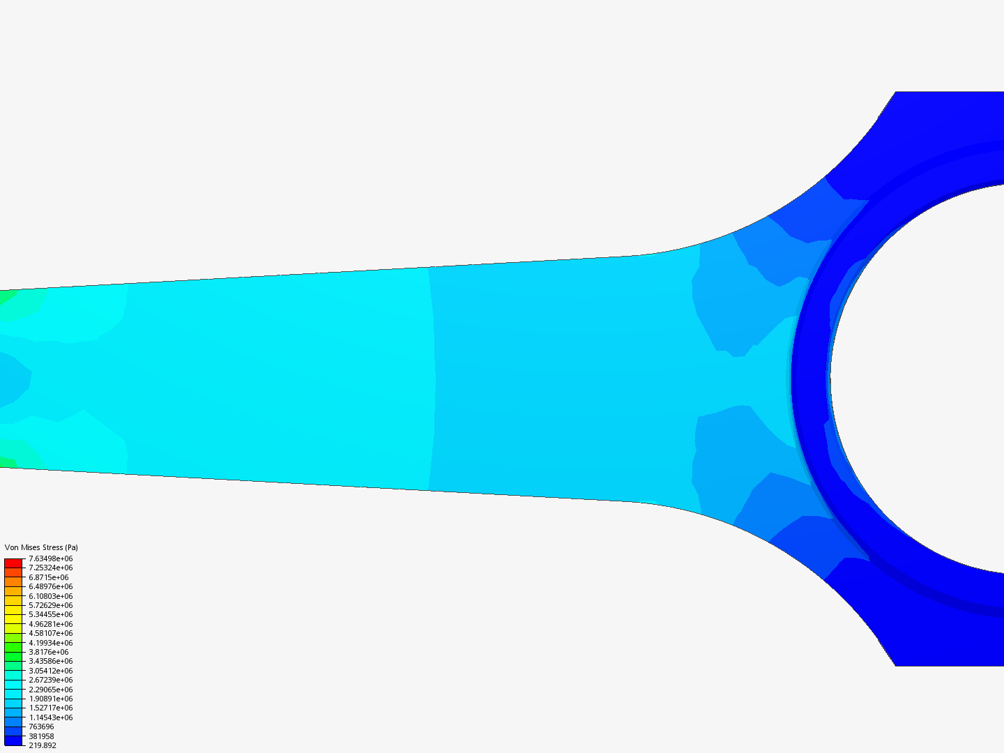 Stress analysis of a connecting rod image