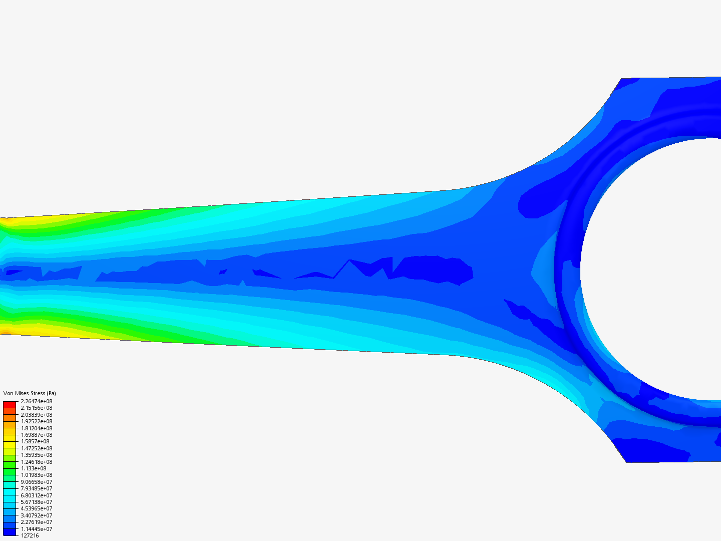 Tutorial 1: Connecting rod stress analysis image