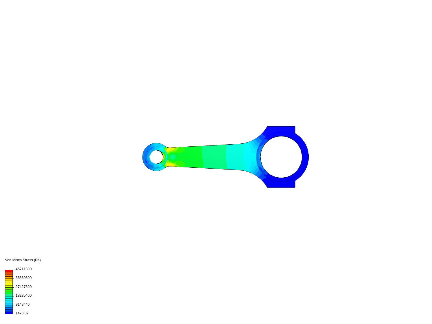 Tutorial 1: Connecting rod stress analysis image