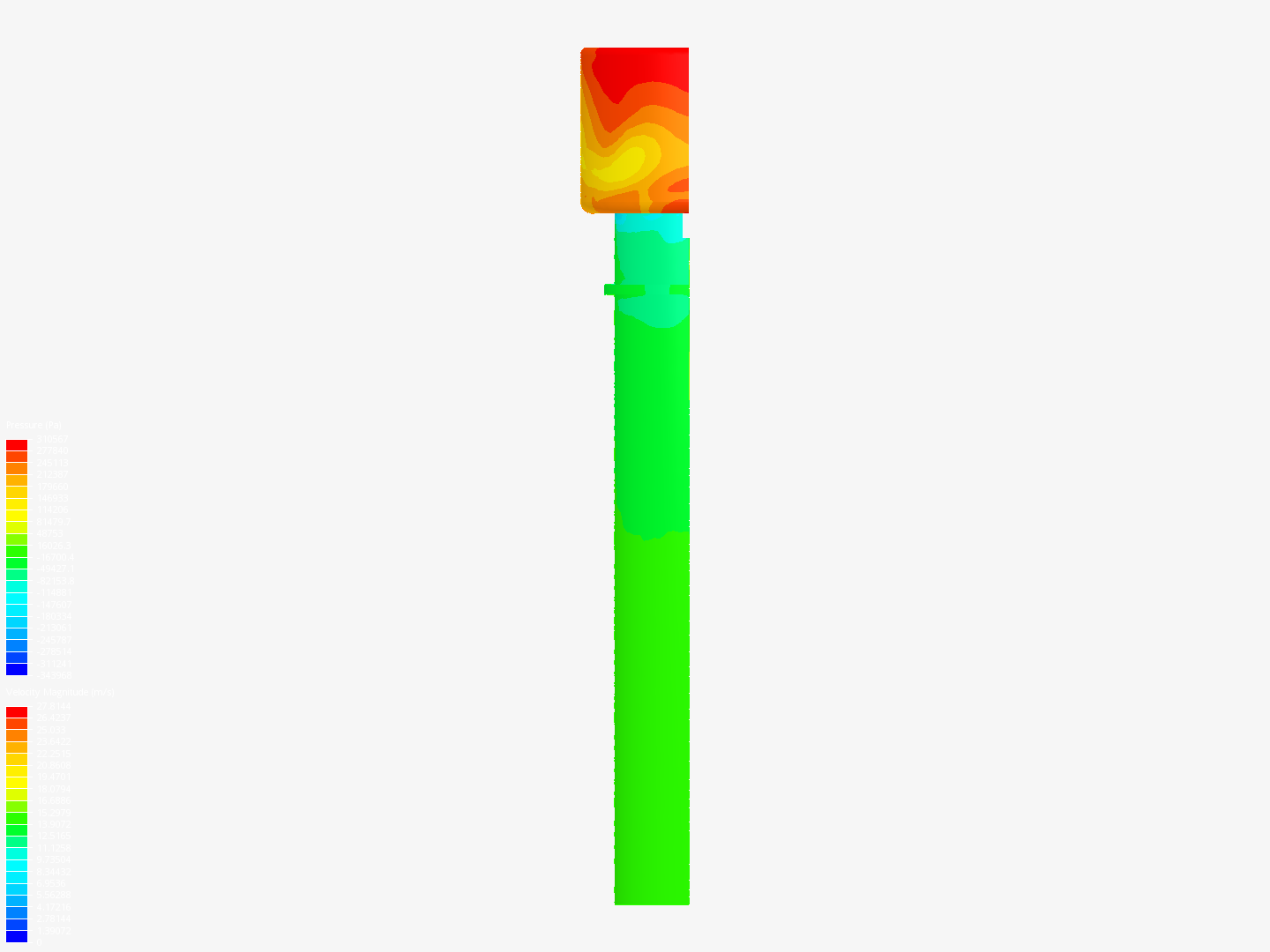 Tutorial: Fluid Flow Through a Valve image