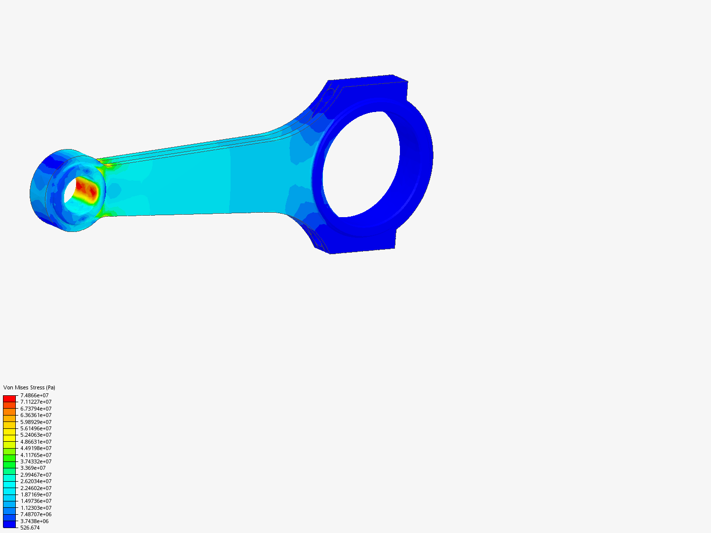 Tutorial 1: Connecting rod stress analysis image