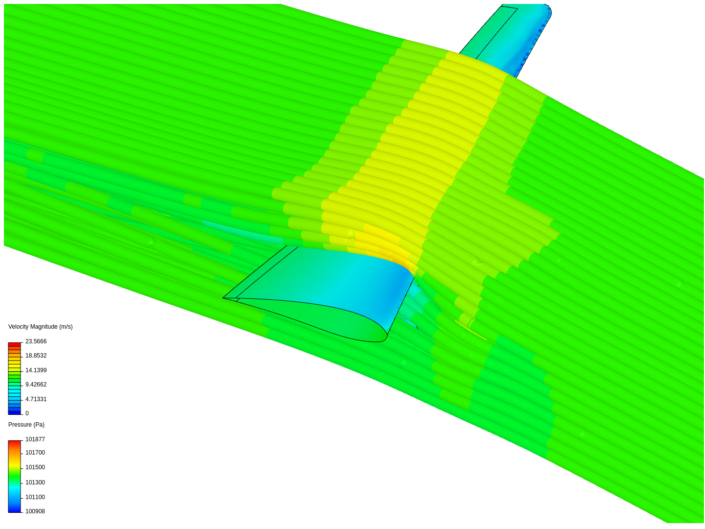 Tutorial: Compressible Flow Around a Wing image