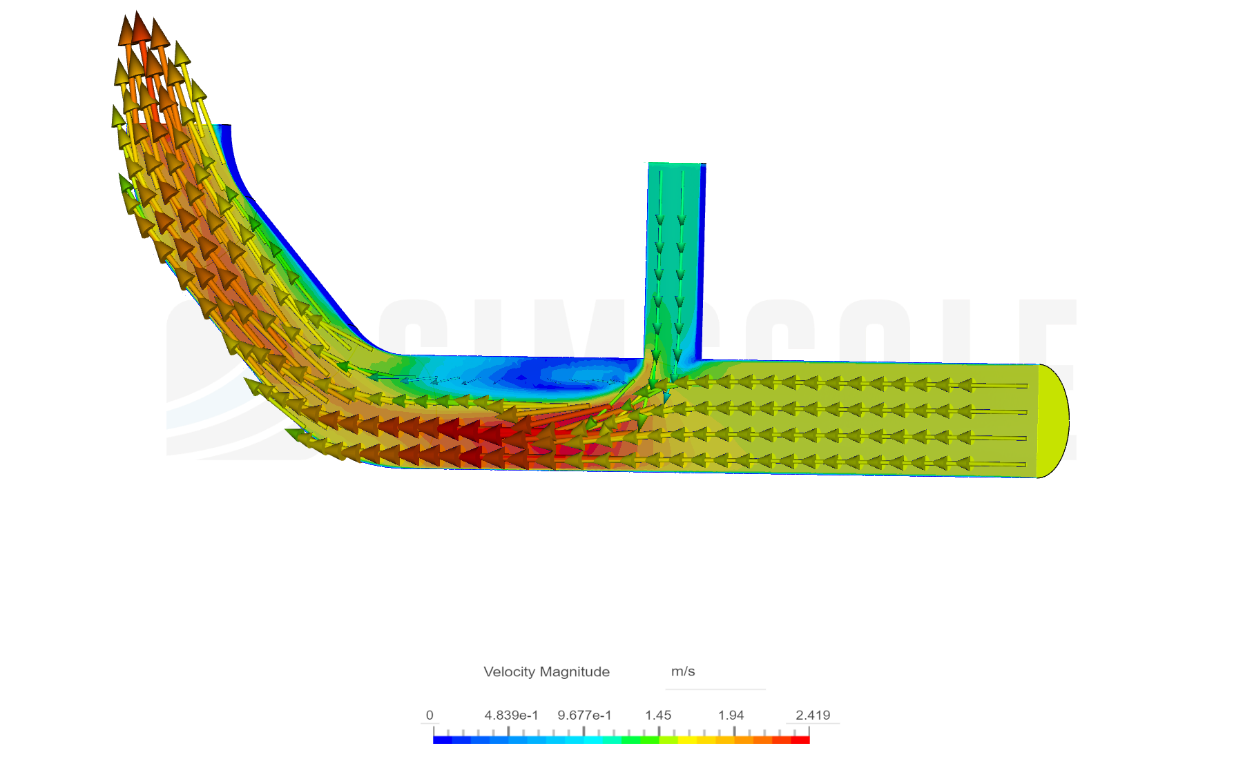 Tutorial 2: Pipe junction flow image