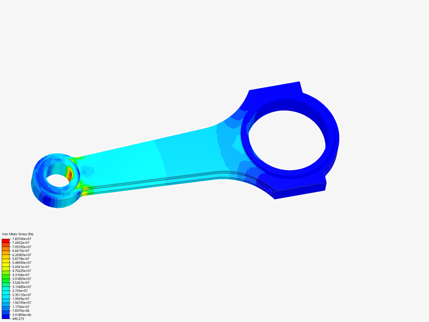 Tutorial 1: Connecting rod stress analysis image