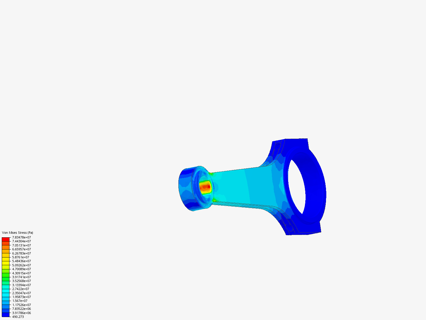 Tutorial 1: Connecting rod stress analysis - Copy image