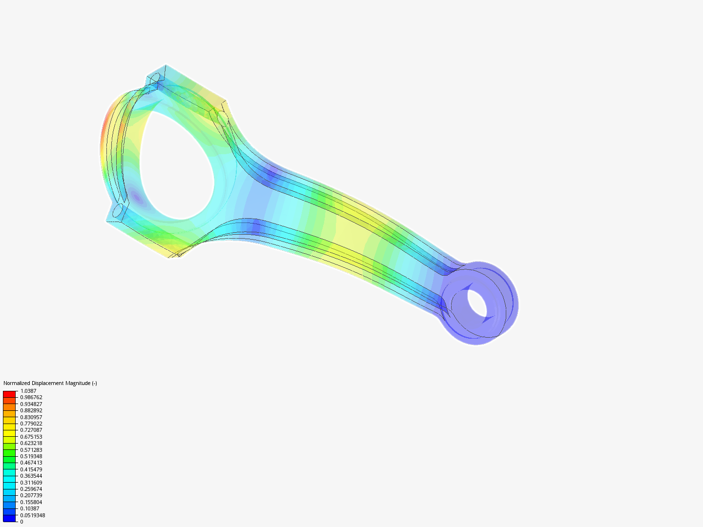 Tutorial 1: Connecting rod stress analysis image