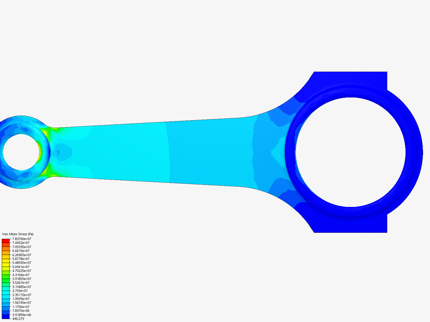 Tutorial 1: Connecting rod stress analysis image