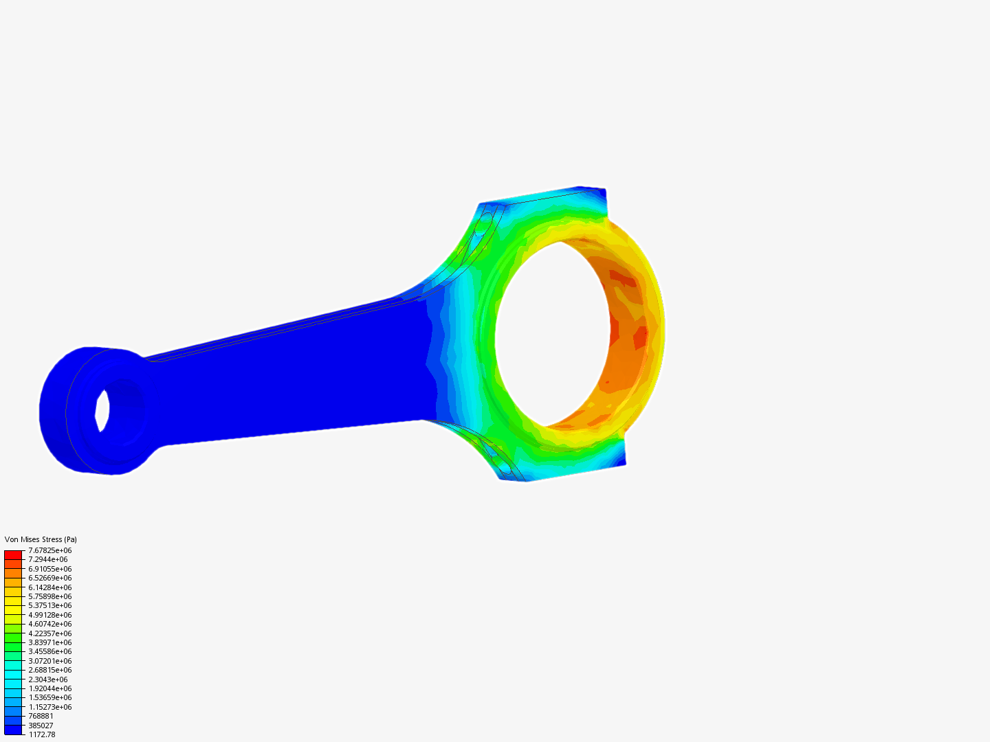 Tutorial 1: Connecting rod stress analysis image