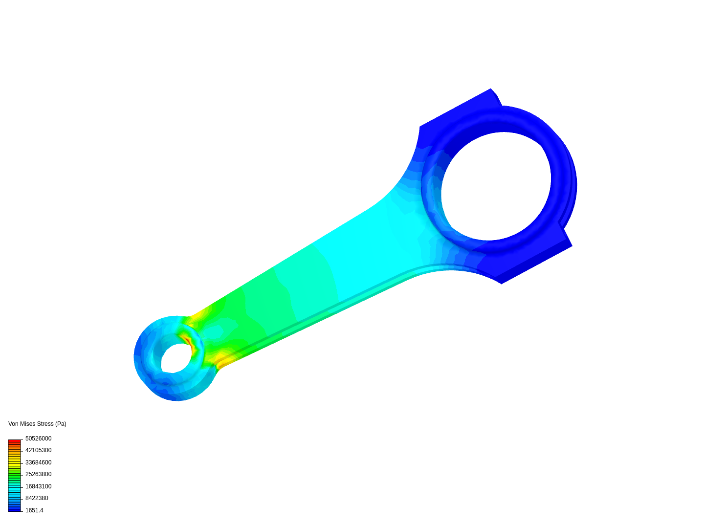 Tutorial 1: Connecting rod stress analysis image