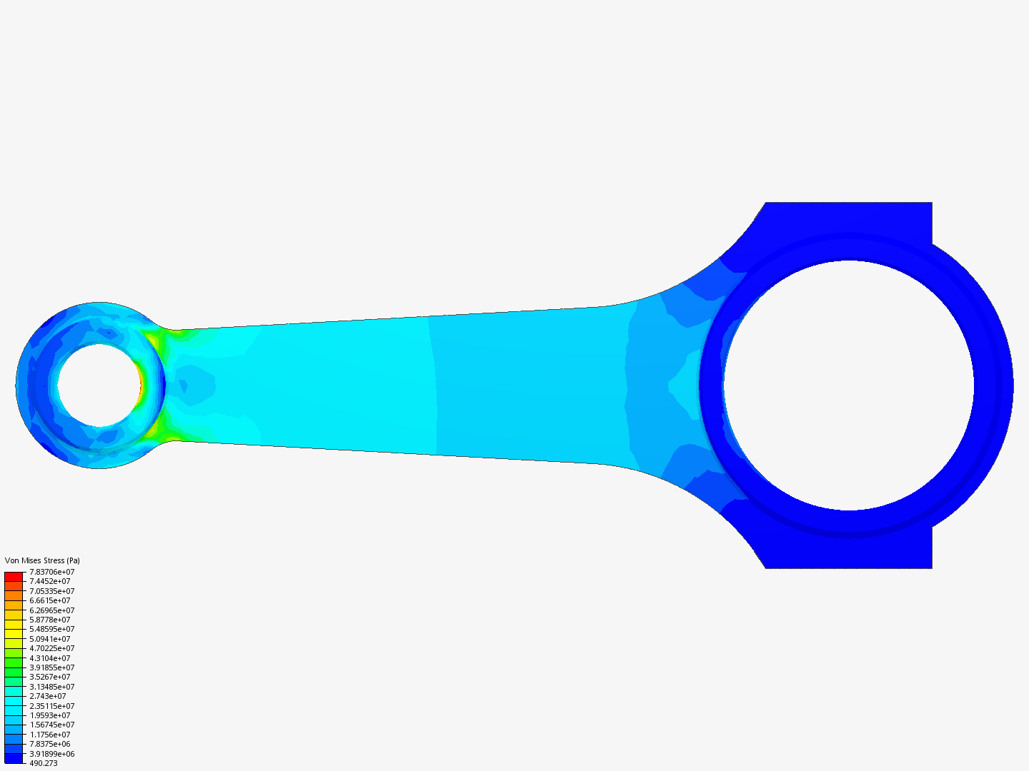 Tutorial 1: Connecting rod stress analysis image