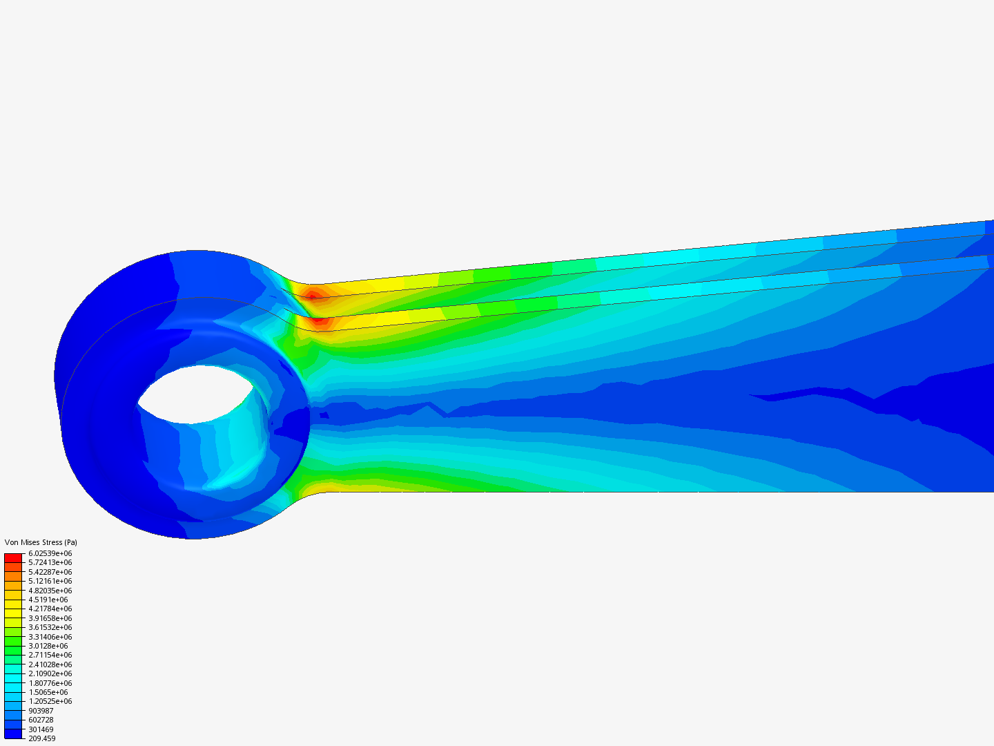 Tutorial 1: Connecting rod stress analysis image