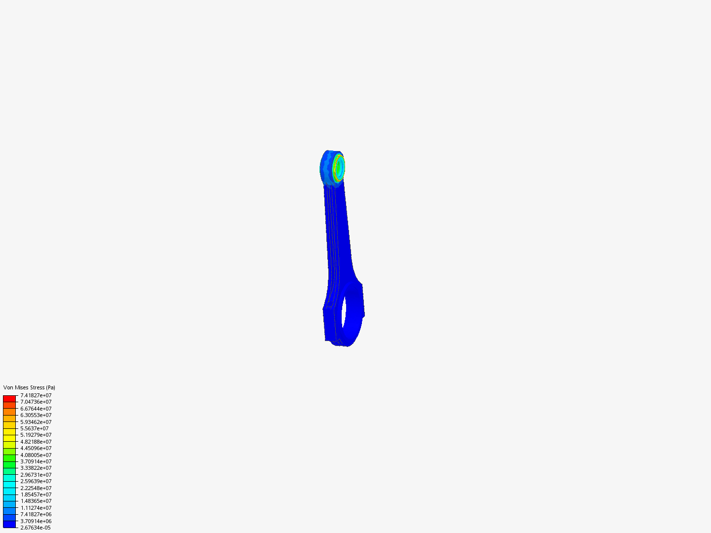 Tutorial 1: Connecting rod stress analysis image