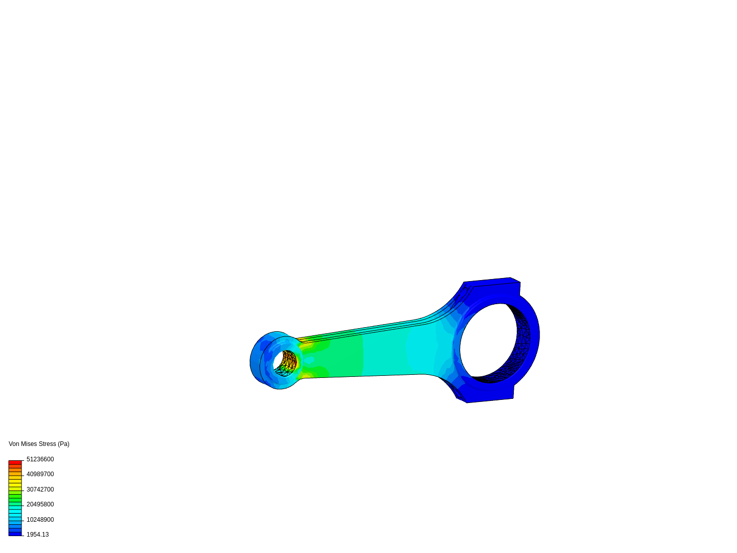 Tutorial 1: Connecting rod stress analysis image