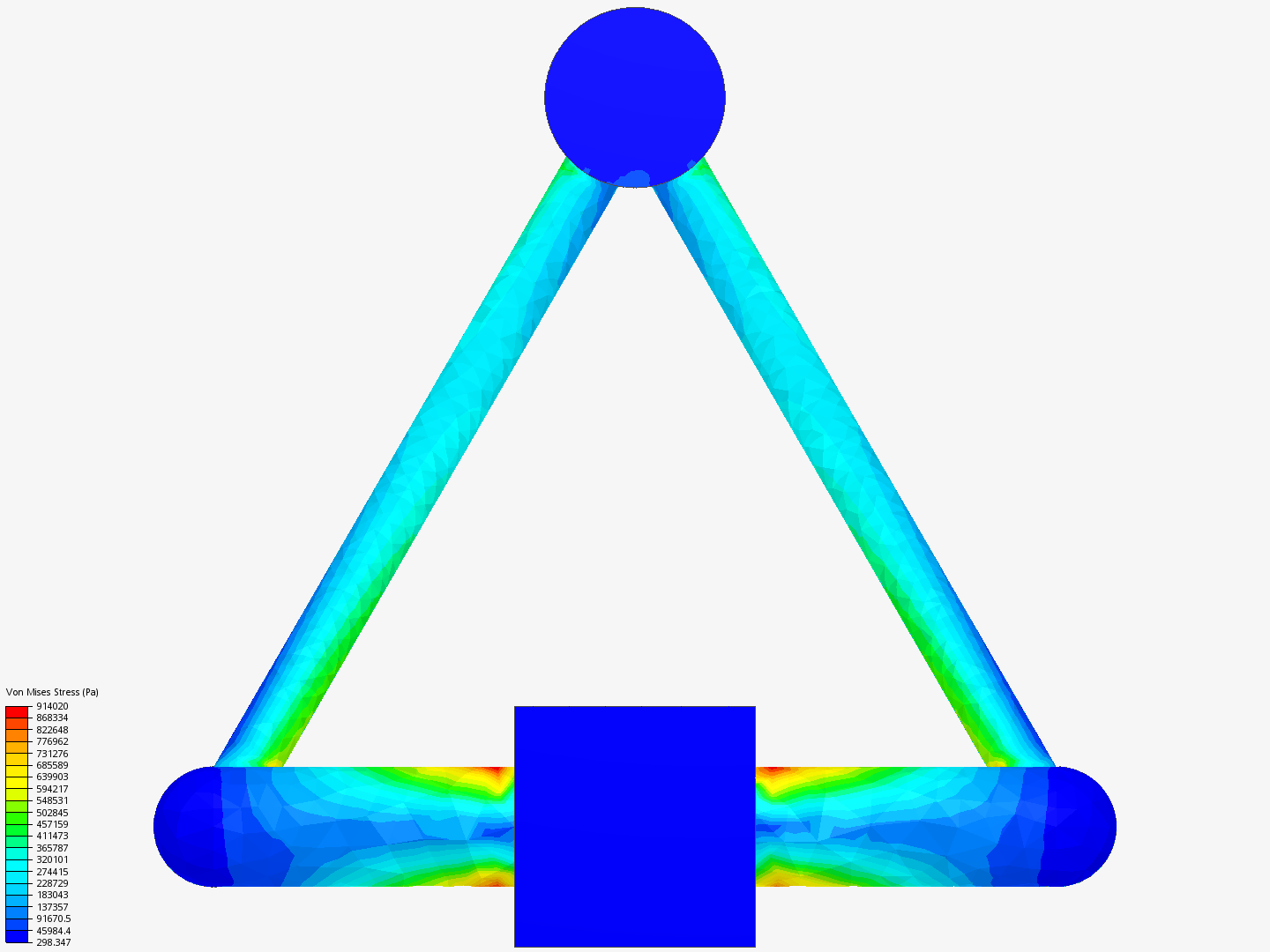 Tutorial - Linear static analysis of a crane image