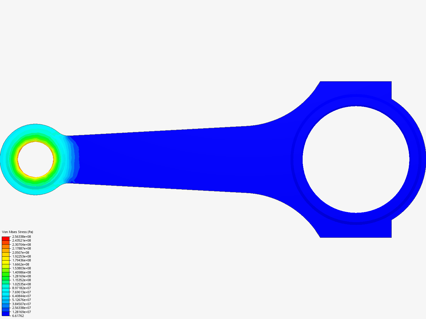 Tutorial 1: Connecting rod stress analysis image