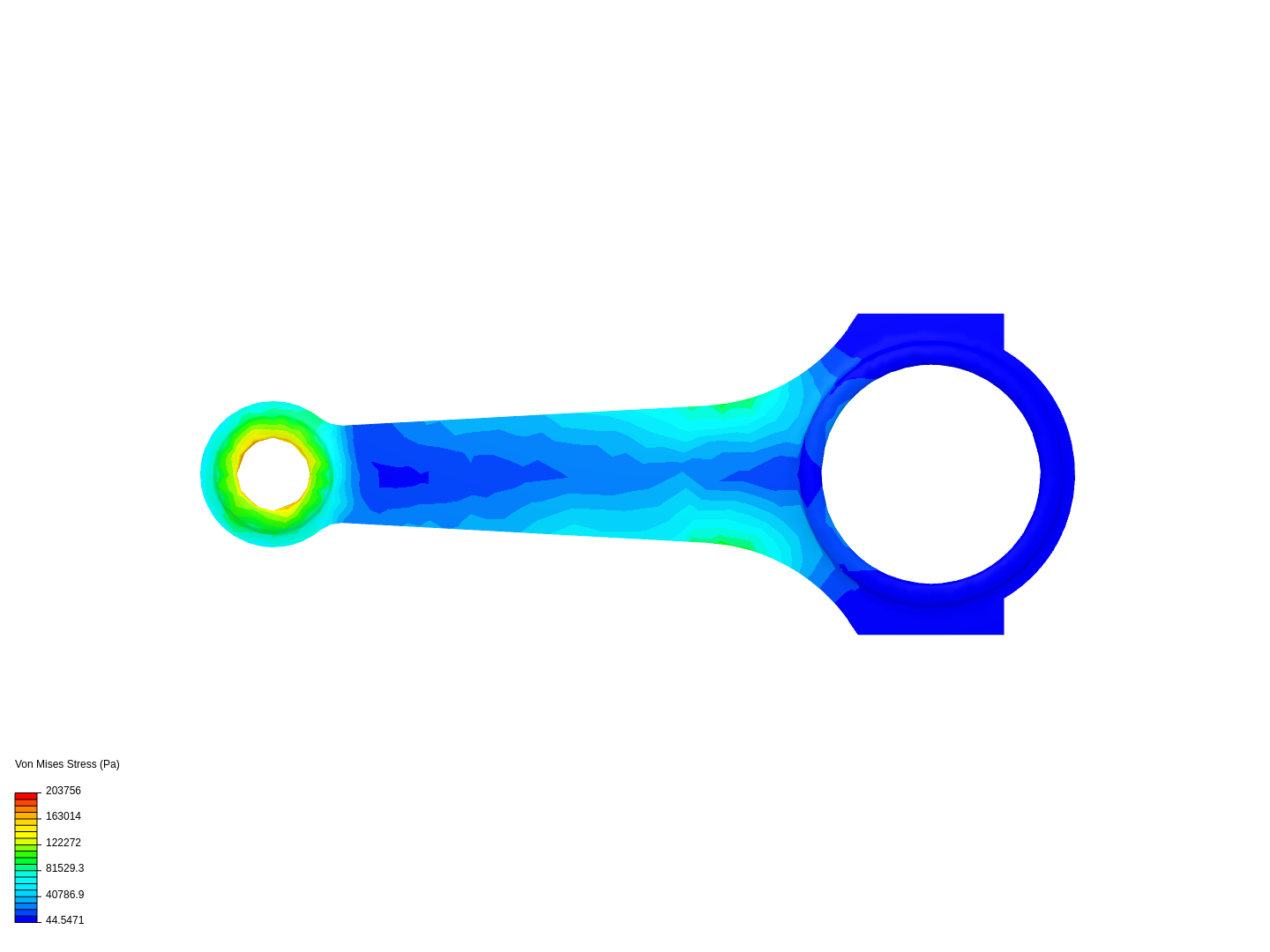 Tutorial 1: Connecting rod stress analysis image